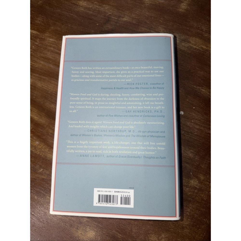 Women, Food, and God: An Unexpected Path to Almost Everything by Roth, Geneen - Picture 2 of 2